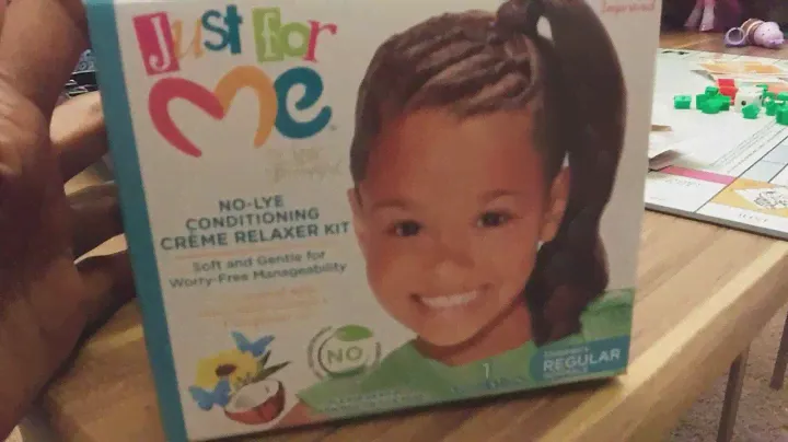 Just For Me Hair Relaxer Application For Back To School Hair Manageability