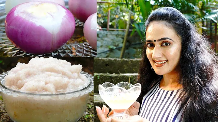മുടി തഴച്ചു വളരാൻ സവാള എണ്ണ | Onion Hair Oil - Fast Hair Regrowth | Anu Joseph