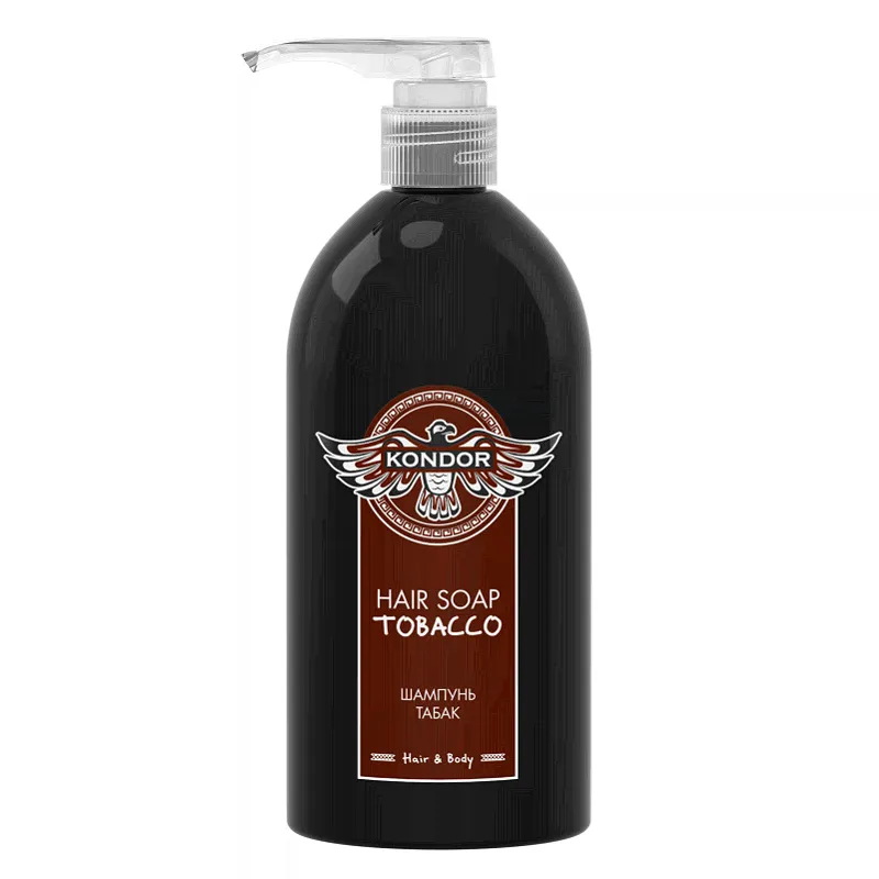 Шампунь для волос ежедневное применение Kondor Hair&Body Табак, 750 мл-0