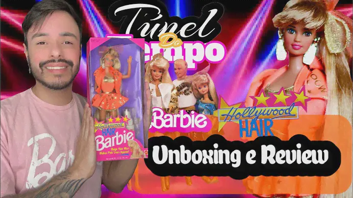 Barbie (Teresa) Hollywood Hair 1992 - Unboxing e Review PT BR
