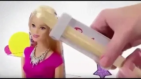 Barbie - Glitter Hair Design Doll - Mattel