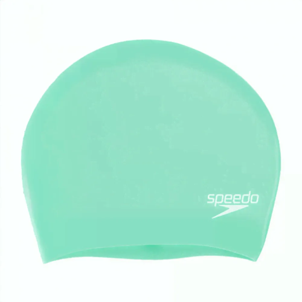 Шапочка для плавания SPEEDO Long Hair Cap, 8-06168B961, БИРЮЗОВЫЙ, силикон-0