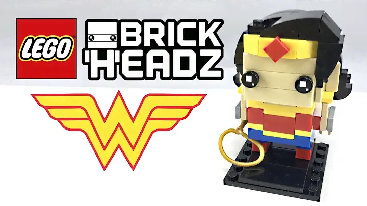 Exclusive LEGO Brick Headz Wonder Woman from the LEGO Store review!