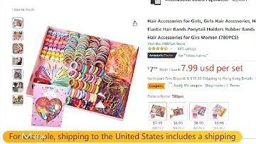 What is the purchase price Hair Ties Elastic Hair Bands Ponytail Holders Rubber Bands (780PCS)
