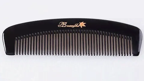 Breezelike Black Buffalo Horn Comb