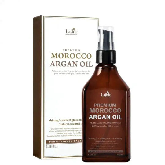 Премиум аргановое масло для волос БЛЕСК/СИЯНИЕ Lador Premium argan hair oil, 100мл-0