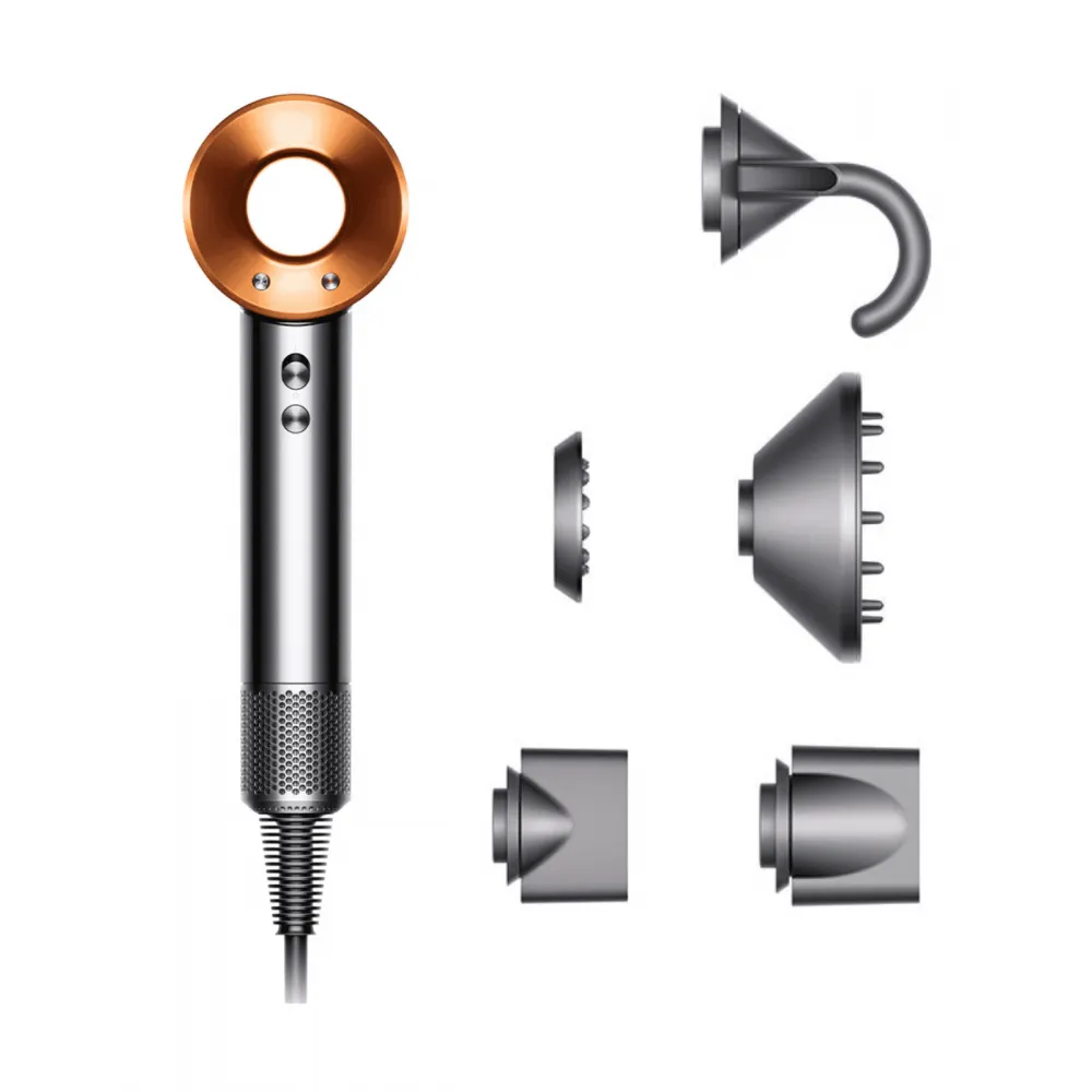 Фен Dyson Supersonic HD08 Hair Dryer (никель/медный)-1