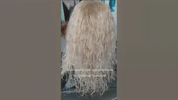 Завивка волос #hair #алматы #hair #колористалматы #блонд #волосы