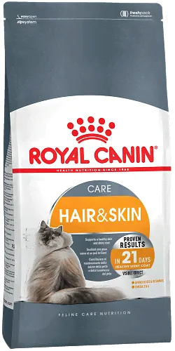 Royal Canin Hair & Skin сухой корм для кошек для поддержания здоровья кожи и шерсти