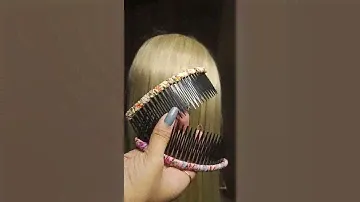🌸🌸Quick open hairstyle using comb clips #HairTools #HairAccessories #YTshorts #fyp