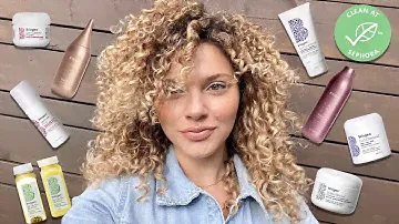 WASH WEEK ROUTINE USING ONLY CLEAN CURLY HAIR PRODUCTS (first impressions)
