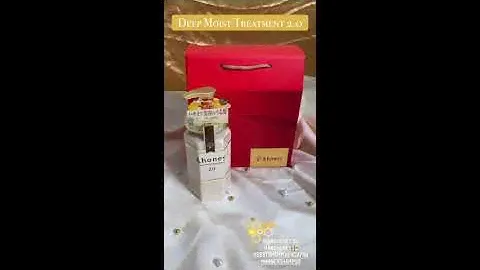 &honey Deep Moist unboxing with @alvinaho.