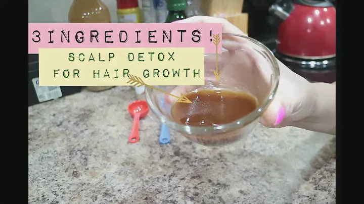 How To Detox Your Scalp For Fast Hair Growth | DIY Scalp Detox Scrub: 3 Ingredients