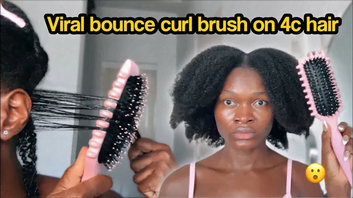 I tried the TikTok viral curl defining brush | does this work on 4b/4c hair??