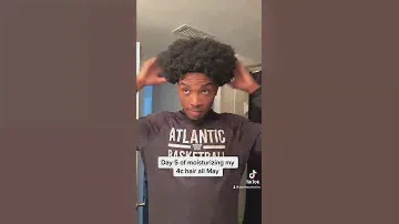 Day 5 of moisturizing my 4c hair all May