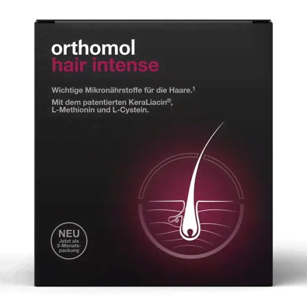 Пищевая добавка для здоровья волос ORTHOMOL Hair intense Kapseln 180 шт ORTHOMOL