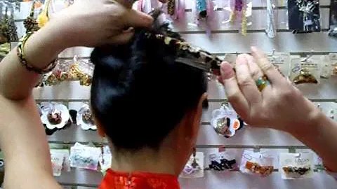 How to Use a Large Banana Alligator Hair Clip