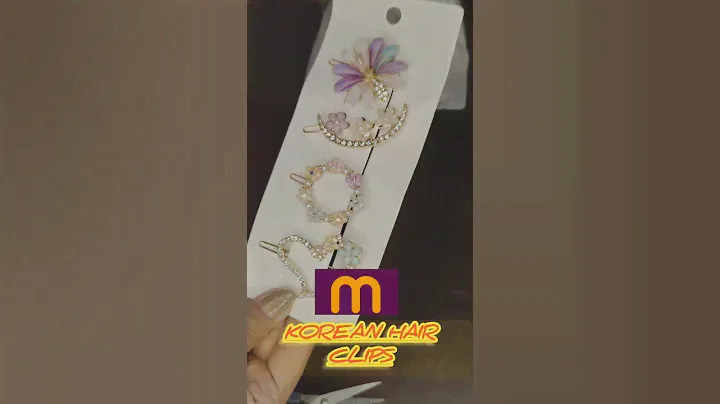 Korean hair clips #meeshofinds #meeshopurchase #korean #asthetic #meeshohaul #meeshoapp #beautiful