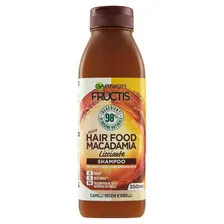 Garnier Fructis Hair Food, Лизирующий шампунь макадамии для выпрямления волос, 350 мл