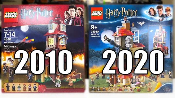 LEGO Harry Potter THE BURROW Comparison! | (4840 vs 75980 | 2010 vs 2020)
