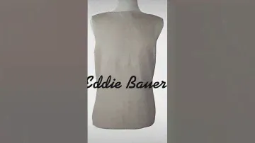 This #EddieBauer #sleevelesssweater from #planetvintageclothing is so #golden #🥇