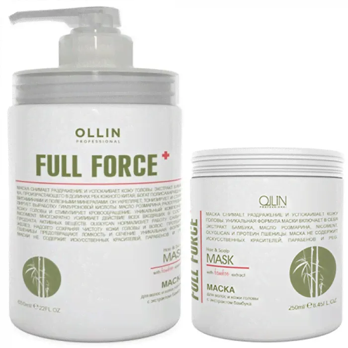 Маска с экстрактом бамбука Ollin Professional Full Force Hair And Scalp Mask-0