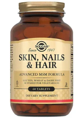 Кожа, ногти, волосы Солгар (Skin, Nails, Hair Solgar), 60 таблеток
