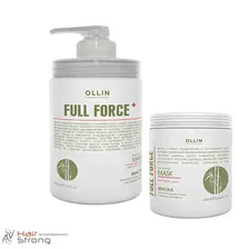 Маска для волос и кожи головы с экстрактом бамбука – Ollin Full Force Hair & Scalp Mask with Bamboo Extract
