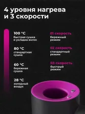Фен для волос Stimaxon Super Hair Dryer / 5 насадок