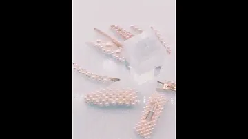 Statement Pearl Hair Clips / Barrettes