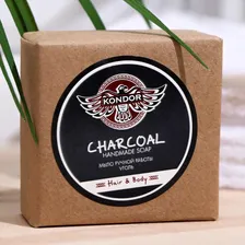 Мыло ручной работы KONDOR Hair & Body «Уголь», 130 г