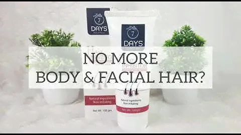 How to Reduce Hair Growth on Body & Face - 7 Days Organic Hair Inhibitor Cream for Men & Women