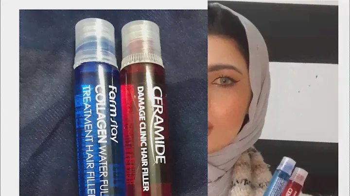 ريفيو امبولات فارم ستاي للشعر و طريقه استخدامها و يعني ايه فيلر شعر farm stay hair ampoules review