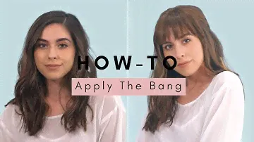 How-to Apply Clip-in Bangs | The Bang by The Hair Shop