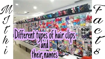 Different types of hair clips and their names❤️