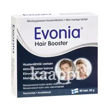 Витамины для роста волос Evonia Hair Booster 60 табл