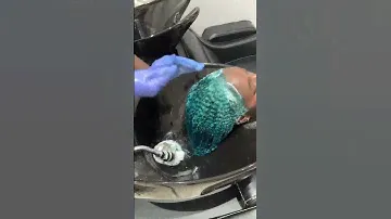 Turquoise hair
