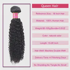 🛍 Продукты Queen Hair, бразильские пучки волос, 100% кудрявые пряди Remy, человеческие волосы 34, пупряди для наращивания, естественный цвет