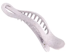 SolomeyaЗаколка-банан для волос из натуральной пшеницы ЛиловыйStraw Banana Hair Clip Lilac