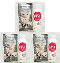3 x dipso FOCUS Hair Bleach Dye 12% High Light Powder Bleach - Light Pearl