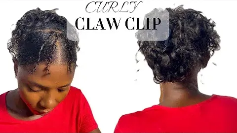 PROTECTIVE NATURAL HAIRSTYLE UPDO |USING CLAW CLIP ON 4C NATURAL HAIR