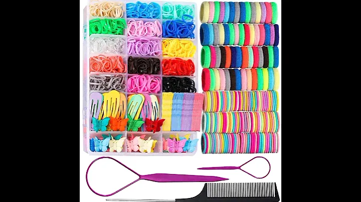 Teenitor Elastic Hair Ties #HouseOfHousehold #hairaccessories #hairtieset