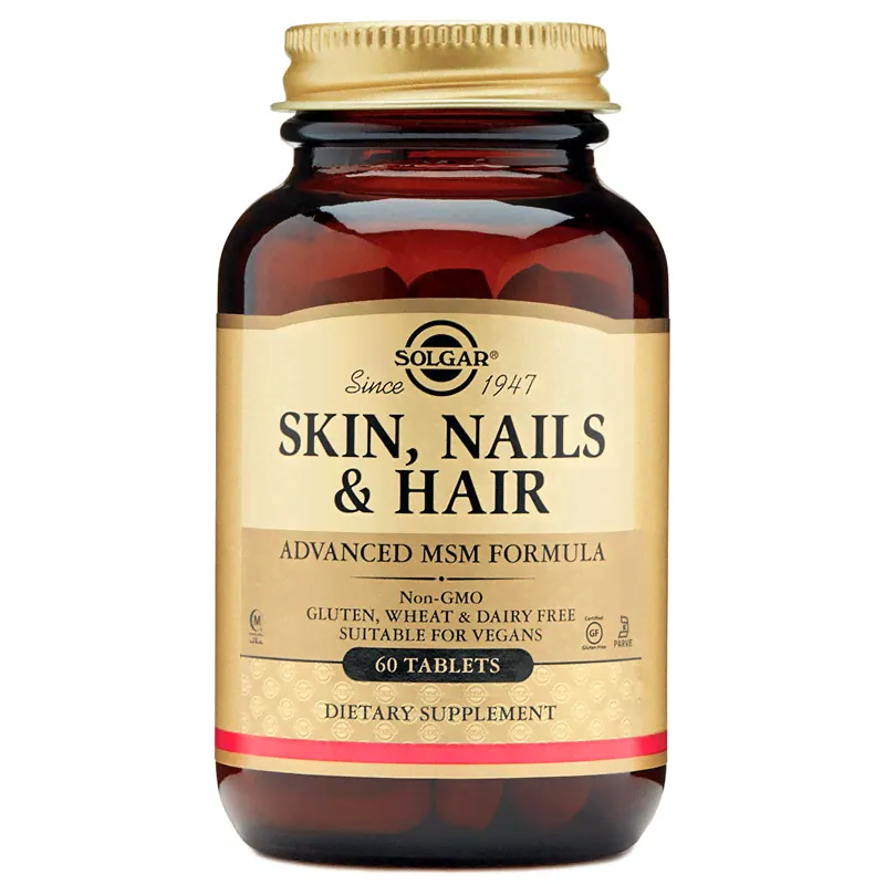 Solgar Skin Nails & Hair complex + MSM (60 таб.)
