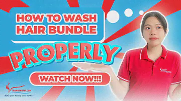 How to wash hair bundle properly - Thanh An hair