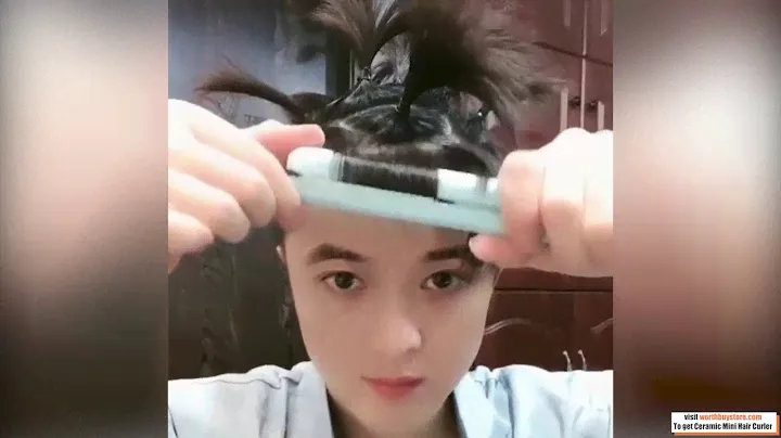 Ceramic Mini Hair Curler Demo 2021- Does it work？