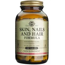 Витамины для волос, ногтей и кожи Solgar Skin, Nails And Hair Formula, 120 табл