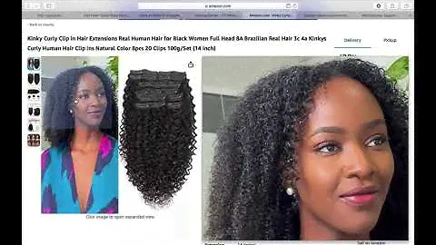 Kinky Curly Clip in Hair Extensions Real Human Hair Review