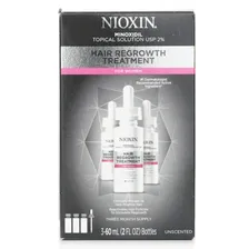 Nioxin Hair Regrowth Treatment 2% Minoxidil For Women 90 Day 3x60ml/2oz