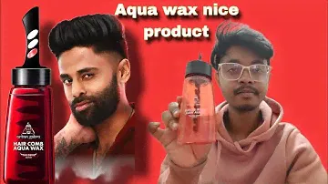 Urban Gabru Hair Comb Aqua Wax Honest Review || Urbangabru Aqua hair wax || hair comb aqua wax