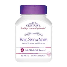 21st Century Hair, Skin & Nails 50 tabs